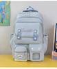 School bag summer new academic style cute large capacity school bag casual versatile backpack simple lightweight sweet backpack