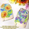 Metal Hollow Bookmark Floral Design Reading Page Marker For Students Teacher Gift Graduation Stationery Refrigerator Magnet Deco