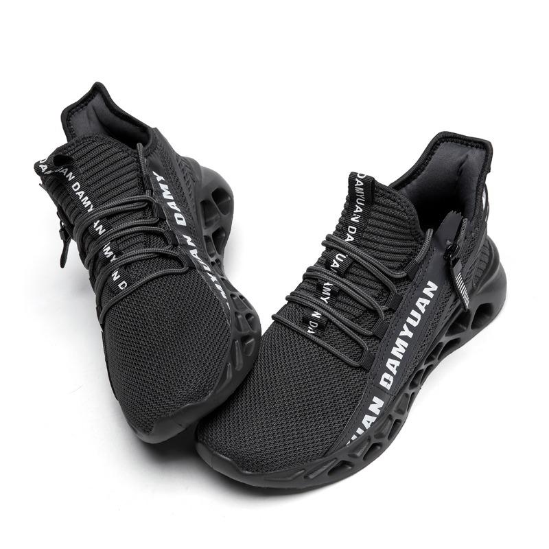 Fashion Fujeak Knit Men Sneakers Casual Sports Shoes Outdoor Athletic Running Walking Gym ShoesComfortable Walking Tennis Large Size