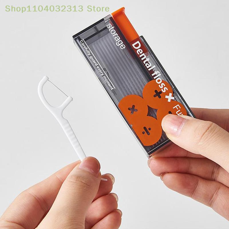 10Pcs Dental Floss Dispenser Containing Automatic Dental Floss Portable Dispenser Refillable Dental Floss Organizer Box