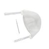 Hair Coloring Highlighting Hat Silicone Reusable DIY Hair Dyeing Hat Tool for Beauty Salon White