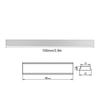 Aluminum Alloy Material Aluminum Alloy T-Track 100/200/300mm Slide Slab  Carpenter Tool