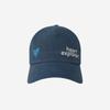 heartexplorer Heart-Signed Linen Ball Cap Blue