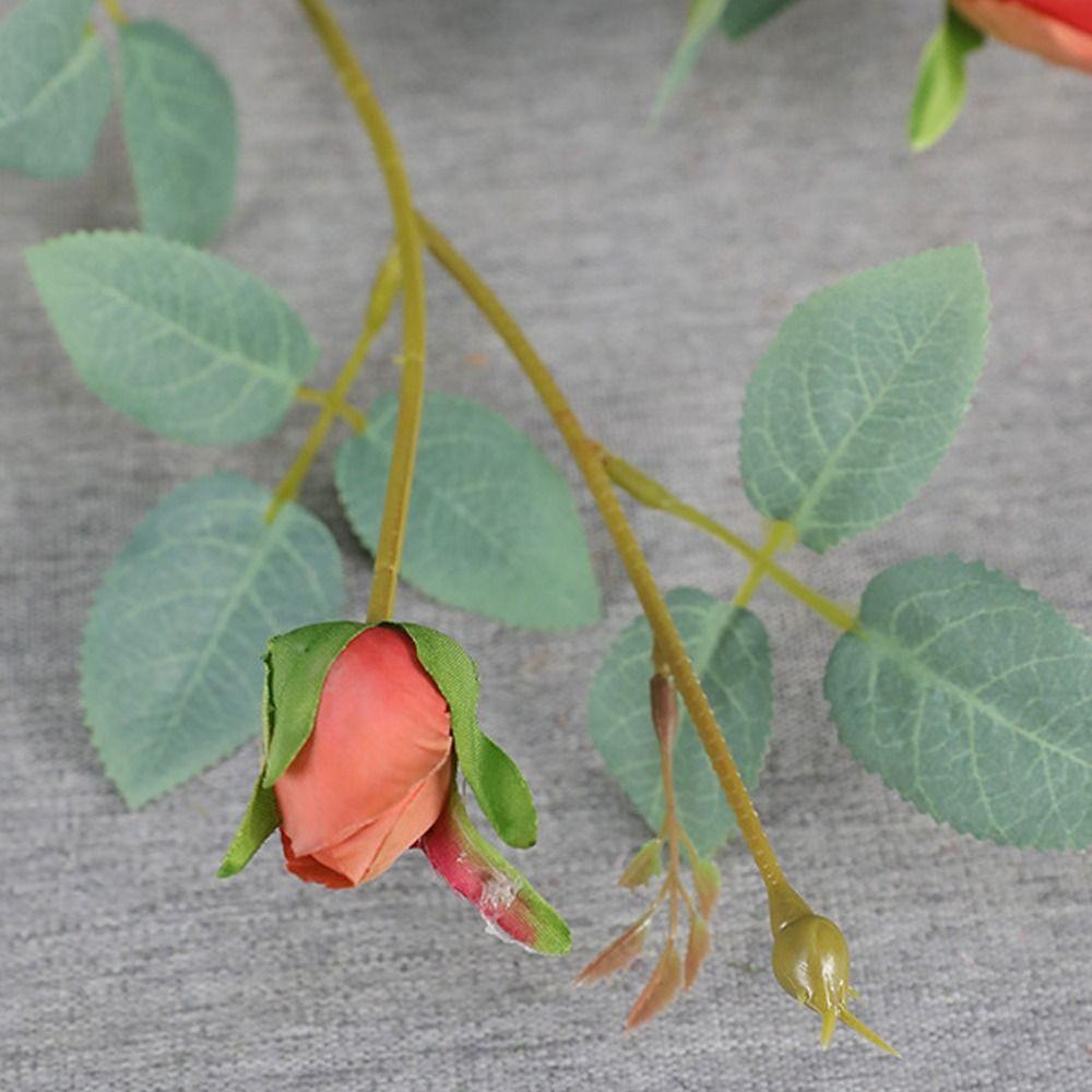 Real Touch Simulation Rose Flower Realistic Fake Flowers  Home Living Room Decor