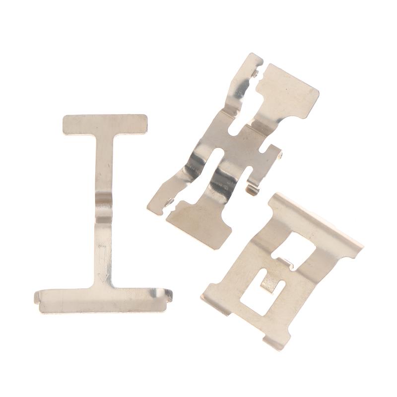 2Pcs Motorcycle Caliper Lower Pump Brake Pump Stainless Steel Spring Plate Motorcycle Caliper Brake Pads