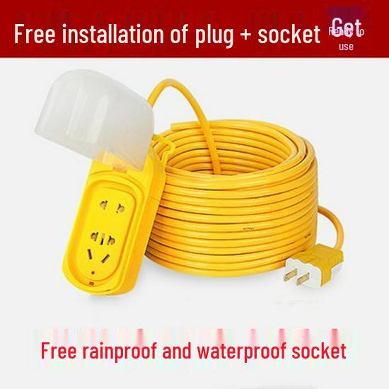 Waterproof & Antifreeze 2-Core Power Cord, National Standard, 1.5/2.5/4 Sq mm, Sheath Wire for Household Use.