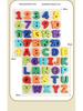 Verdicktes Holz-Buchstaben- und Zahlen-Erkennungs-Puzzle für Kinder