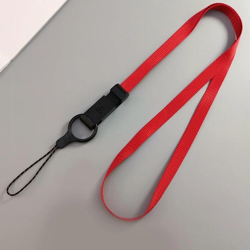 Mobile Phone Lanyard Hanging Neck Rope Men's and Women's Broadband Slip Buckle Chain Key Card Set Universal Long Sling Lanyard
