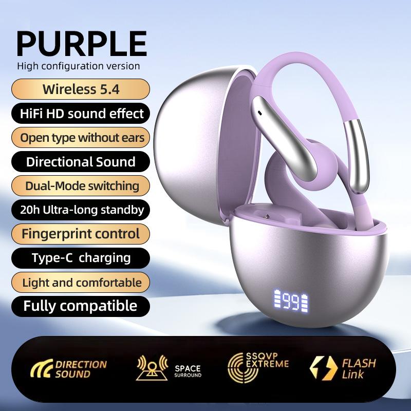 Xiaomi K10 Model Air Pods Wireless Bluetooth Earphones Tws Over-Ear Design Oval Shape Fashionable Charging Case Comfortable Unobtrusive