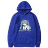Japonské Anime Dámská Mikina Bavlna Volná Streetwear Ležérní Trička Dlouhý Rukáv Hip-hop Top Dámské Oblečení
