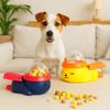Plastic Dog Puzzle Feeder Cartoon Automatic Feeder Creative Dog Food Dispenser  Mealtime Fun