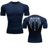 Maglietta Sportiva Uomo Maglia a Compressione Manica Corta Palestra Allenamento Corsa T-Shirt Uomo T-shirt Stampa Animeaderata Fitness Asciugatura Rapida Top