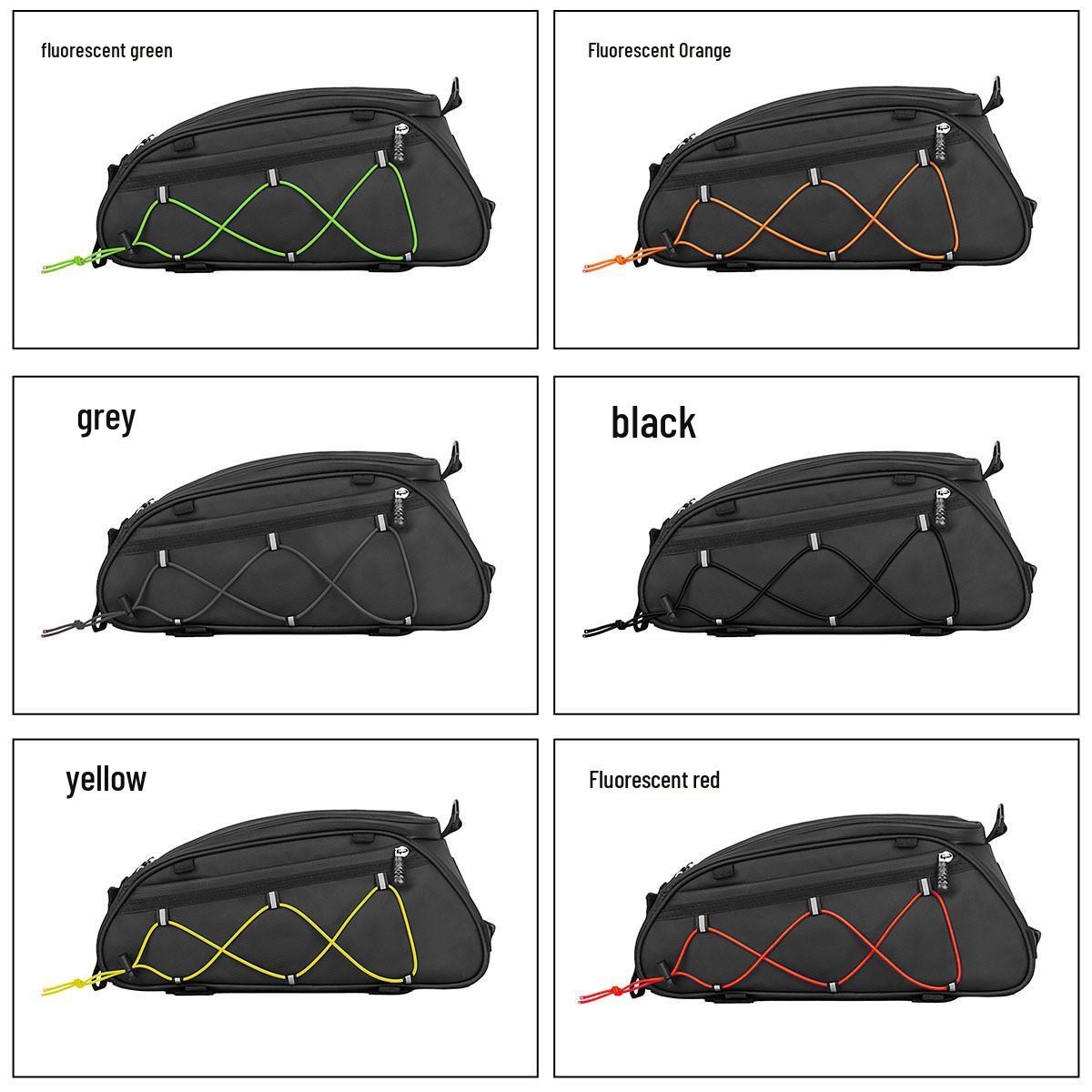 Large Capacity Rear Seat Panniers for Mountain Bikes - Cycling Bags & Equipment 20 inch зелёный