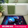 Pokemon Kyogre Pixel Art Print Non-slip Doormat Soft Floor Mat for Home Entrance Decor