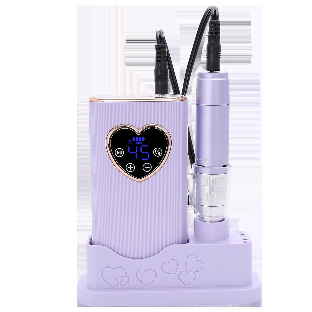 Portable Rechargeable 45000 RPM Nail Polish & Cuticle Remover Manicure Grinder