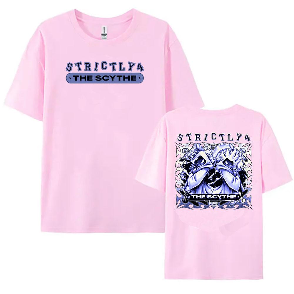 Denzel Curry Strictly 4 The Scythe T-shirt Summer Short Sleeve Cotton Female Tshirts Unisex Streetwear Rapper Design Print Tees