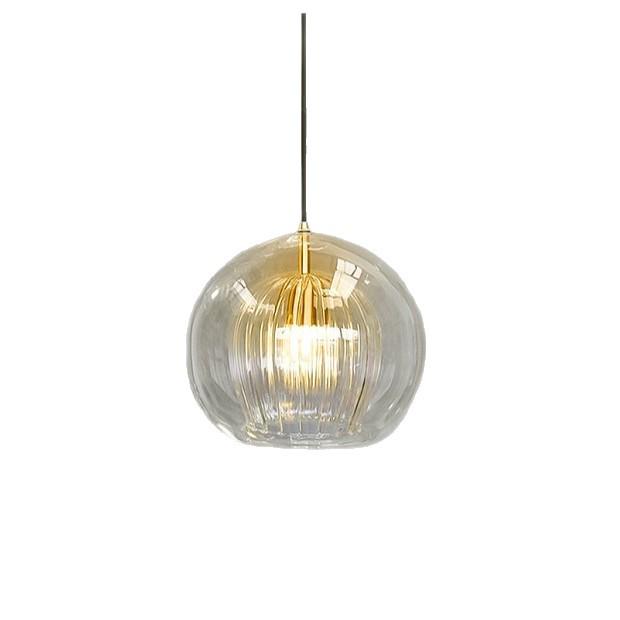 Nordic Minimalist Glass Ball Pendant Light for Cafe, Restaurant, Bar, Window, or Bedside.