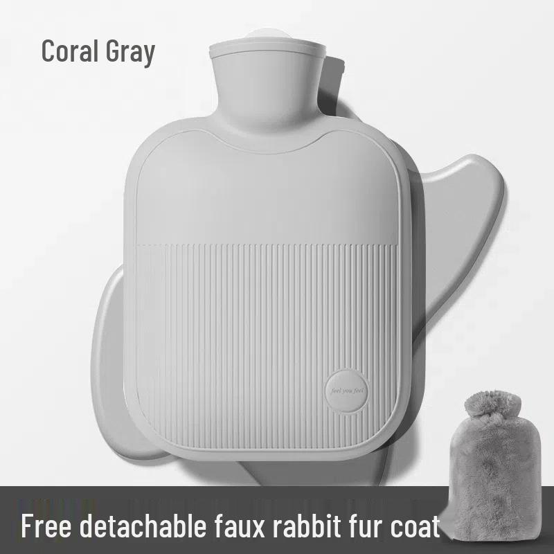 Women's Hot Water Bottle: Warm Compress for Belly - Available In Large & Small Sizes for Hand and Body Warmth