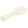 Cute Bunny Non Stick Rice Spoon Threedimensional Standable Rabbit Rice Scoop for Rice Cooker(Beige )