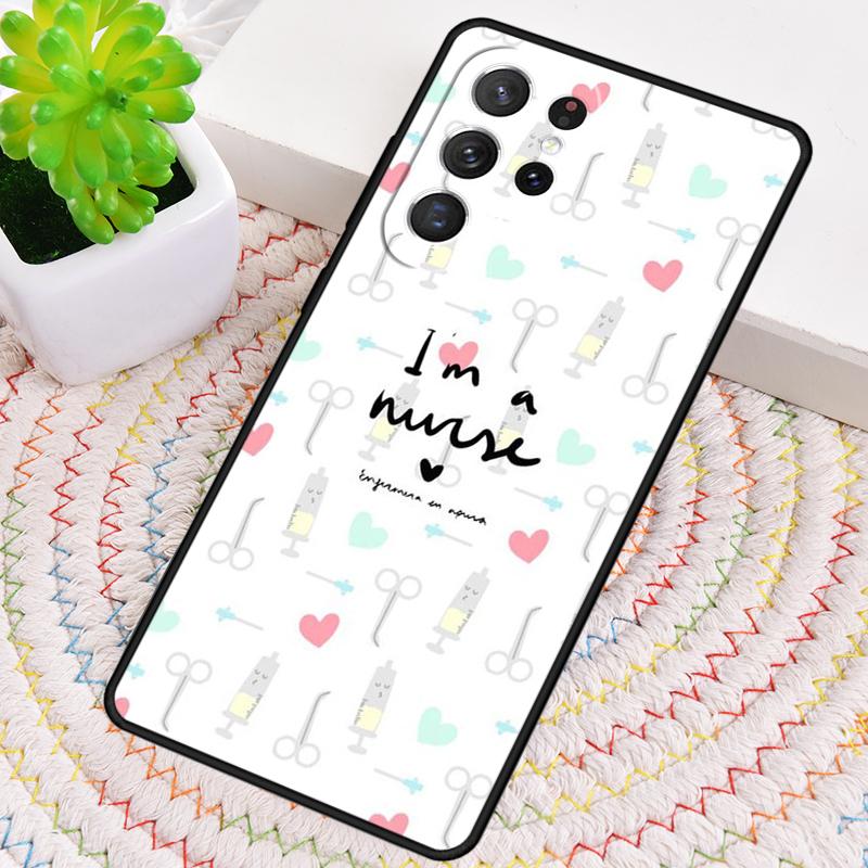 Medical Medicine Healthcare Nurse Silicone Phone Case For Samsung Galaxy note 10 pro S26 S25 S24 S23 S22 S21 Plus Ultra Cover