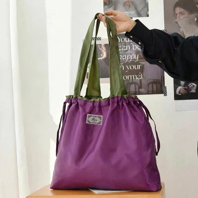 New Sale Foldable Shoulder Bag,Fashion Waterproof & Large Capacity Shopping Tote,Portable Storage Bag for Daily Use