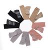 High Quality Non-Slip Knee Socks Five Fingers Anti-Skid Thigh Stockings Solid Cotton 5 Toes Grip Pilates Dance Sport Floor Sock