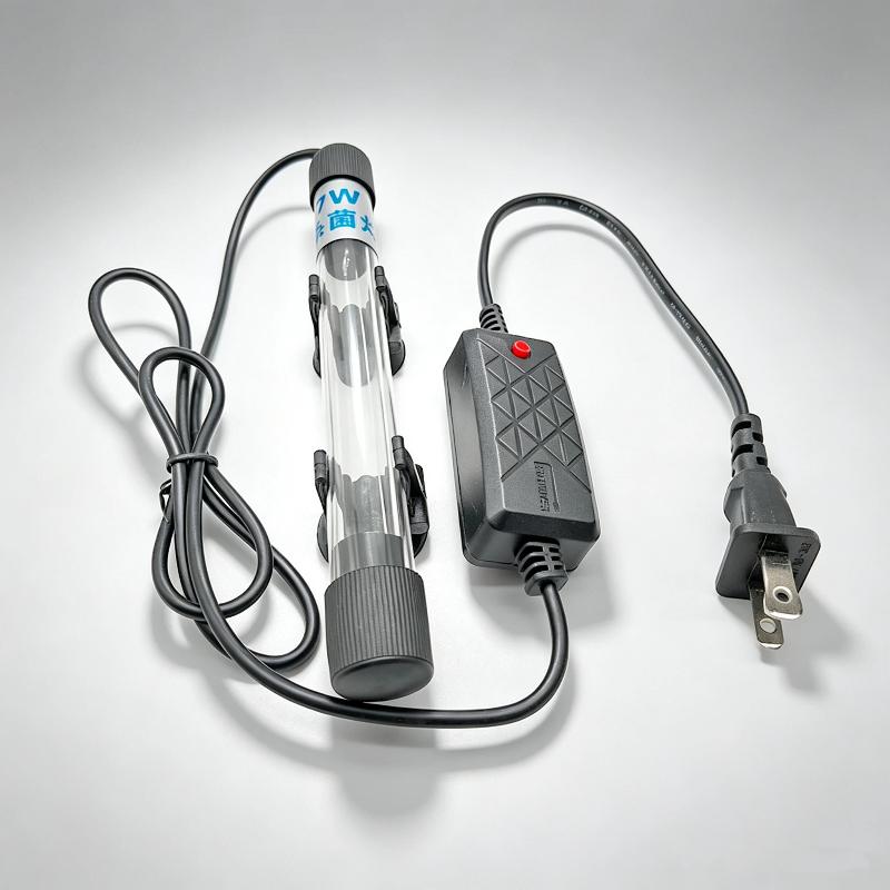 Aquarium UV Sterilizer Light USB Powered Bacteria Killing Algae Removal Light for Home Desktop Mini Fish Tank Use