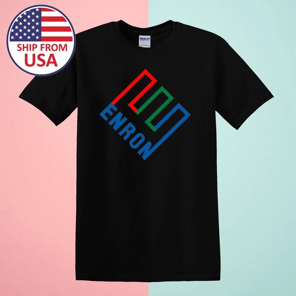Enron Company Men's Black Size S-5XL