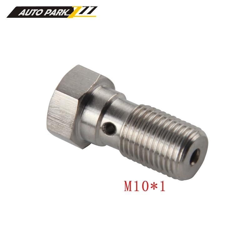 AN3 Motorcycle Motor Bike Hydraulic Brake Oil Hose Line Banjo Fitting m10x1 stainless Steel 10mm BJ05B