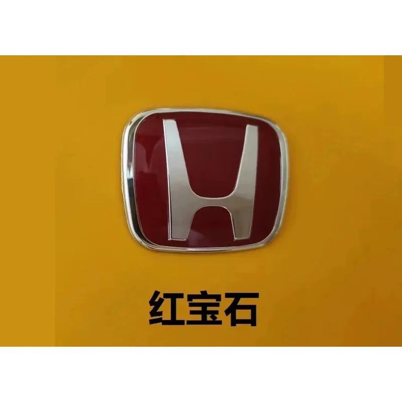 PLXI9 Acrylic Car Steering Wheel Emblem For Honda Civic Accord City CRV Jade Fit Odyssey Hybrid H-Sticker Interior Modification