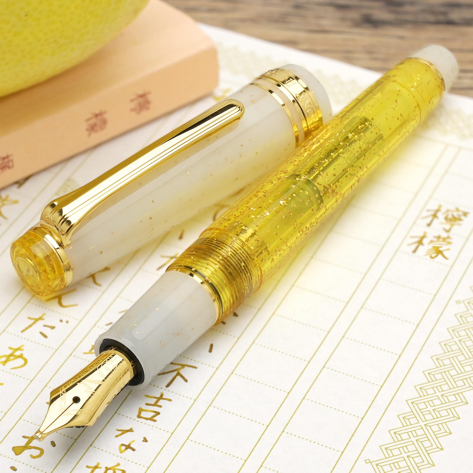 

Fountain Pen Pent by Sailor Fountain Pen Special Product Kotoba Noiro Lemon Pen House Original (MS (Music))