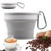 Portable Silicone Drinking Cup Leak Proof Retractable Camping Cup Foldable Travel Mug  Water