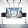2D Ice Castle Fairy Tale Backdrop for Wedding & Engagement Parties