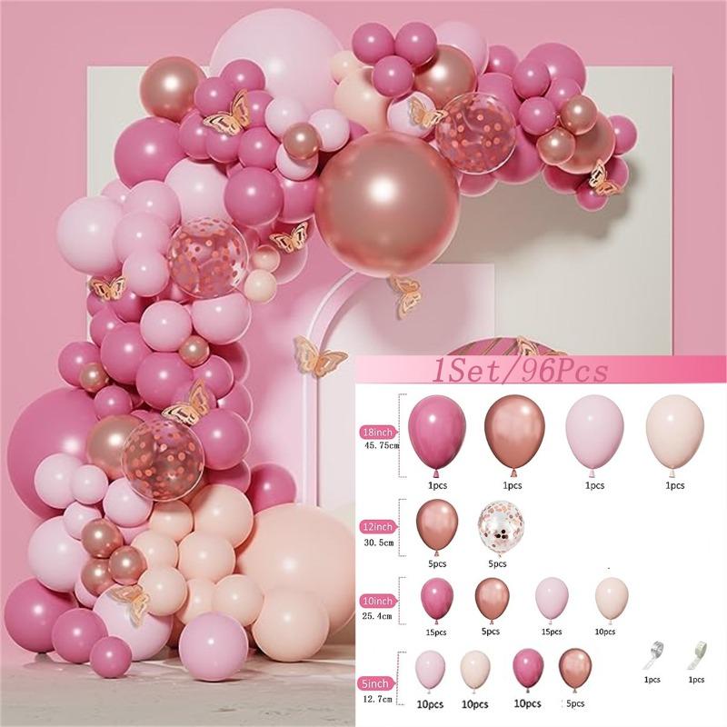 Balloon Party Birthday Wedding Balloon Set Decoration Scene Arrangement Background Wall Balloon Chain