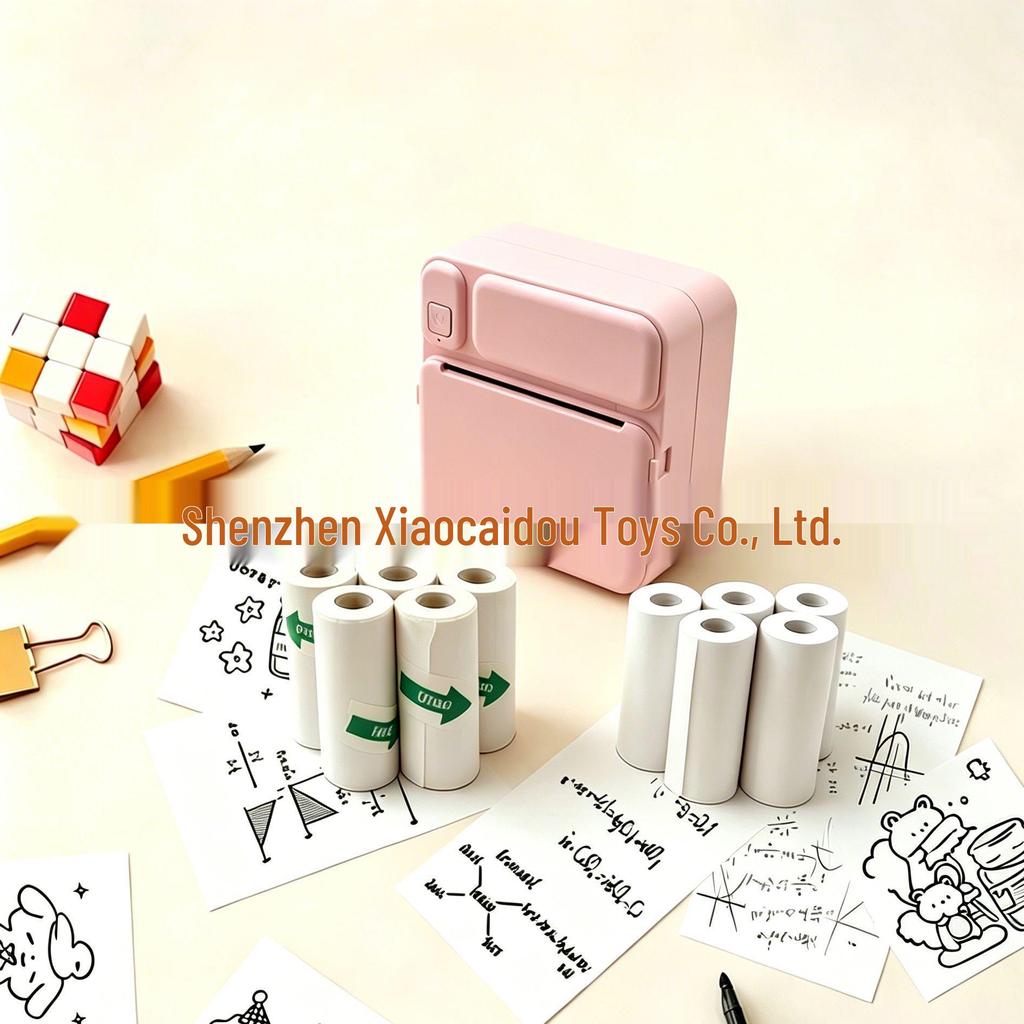 Compact Bluetooth Thermal Label Printer for Sticky Notes and Adhesive Stickers