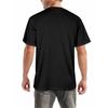 European sizes Men's Inspirational T-Shirt Round Neck, Short Sleeve, Breathable Fabric, Regular Fit, Summer Tee, Black with Golden Scripture Print