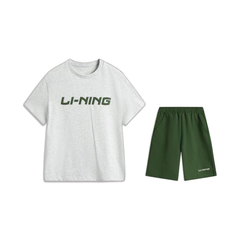Li-Ning Short Sleeve T-Shirt & Shorts Sportswear Set XXS