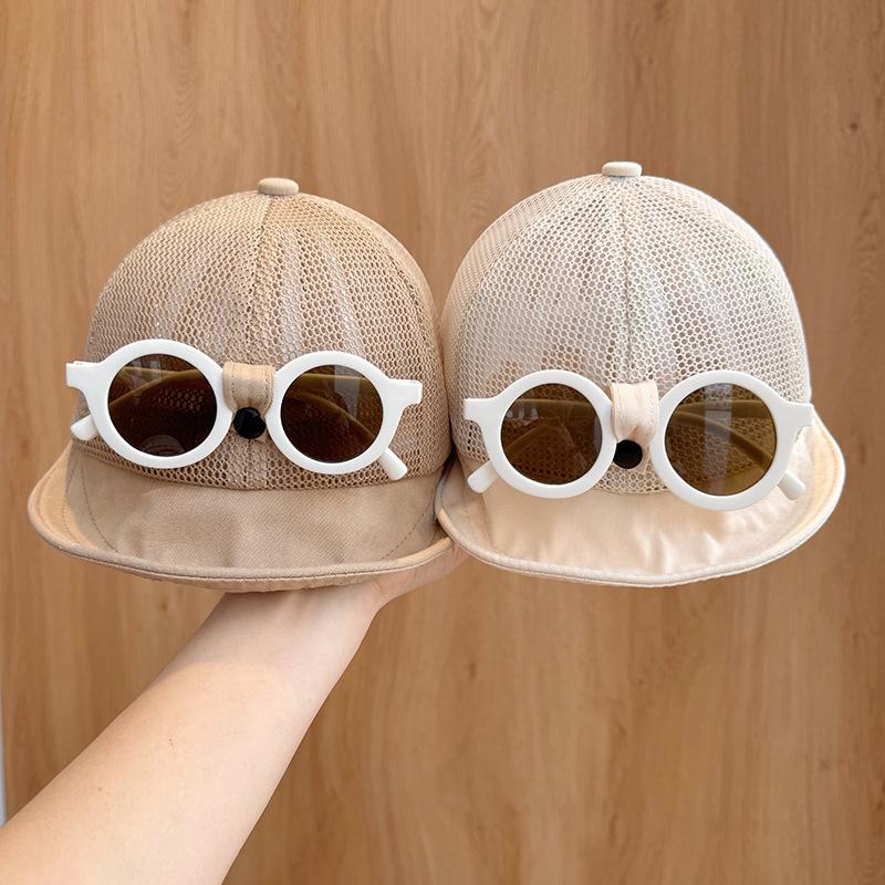 Baby Hat Spring and Autumn Sun Hat Men and Women Baby Baseball Cap Summer Mesh Sun Hat Fisherman Hat