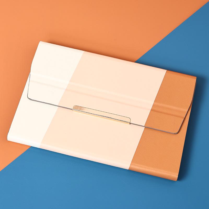 2026 Custom Logo Business Leather Desk Calendar: Elegant Corporate Office Gift & Minimalist Ornament.