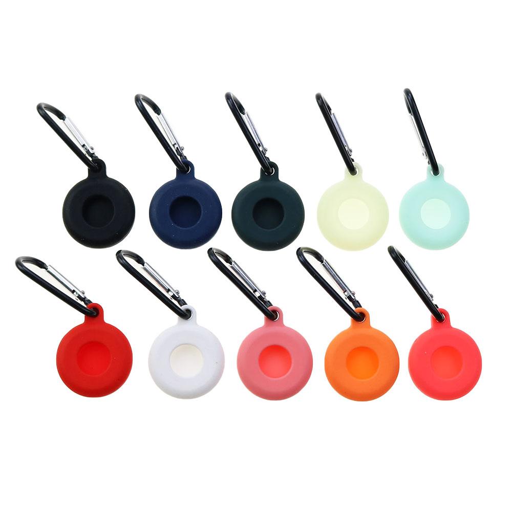 Silicone World 1PC Protective Case For AirTag Soft Silicone Protective Cover For AirTags Keychain Anti-Lost Anti-Scratch Sleeve
