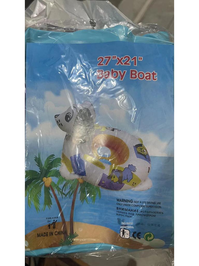 Pogrubione PVC Nadmuchiwane Zwierzęce Kółko do Pływania - Uroczy Wzór Tygrysa i Żółwia dla Dzieci