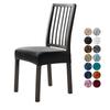 1/2/4/6pcs Velvet Chair Seat Cover Elastic Dining Chair Slipcover Soft Seat Protector for Kitchen el Banquet Wedding Decor