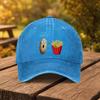 Funny Potato French Fries Baseball Cap Washed Cotton Adjustable Streetwear Hat for Unisex