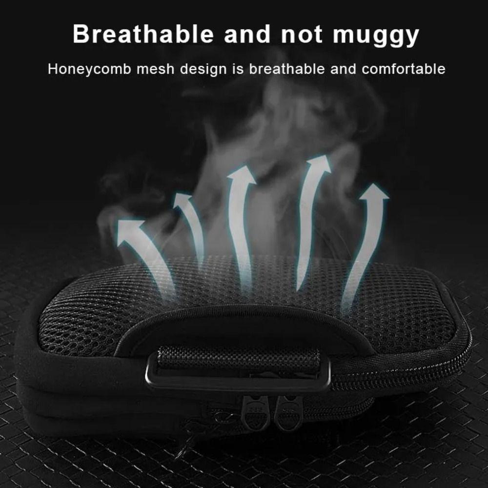 Large Capacity Running Phone Bags Three Pockets Mobile Phone Arm Bag Arm Band Pouch  Outdoor Sports
