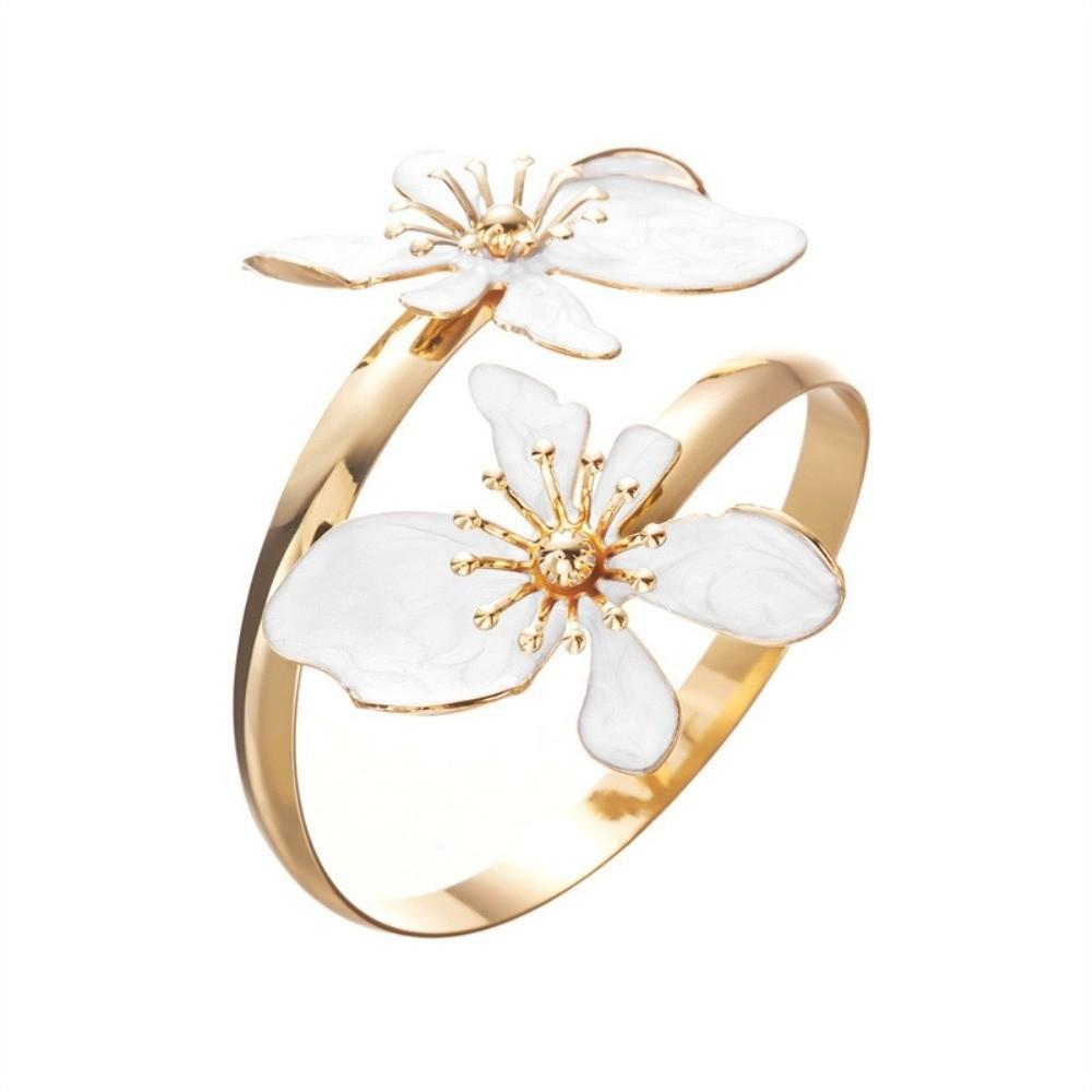Luxurious Style Open Bracelet Exaggerated Design Three-Dimensional Bracelet Vacation Style