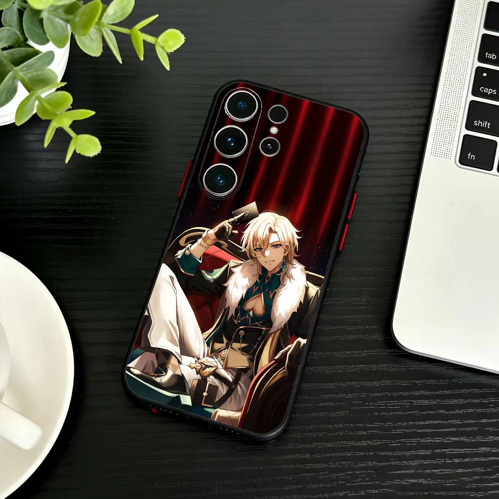 

Чехол для телефона S-HSR Honkai Star R-Rail Для Samsung S26,S25,S24,S23,S22,S30,S21,Ultra,Plus,FE 5G Черный Мягкий Чехол Samsung S21 s305G
