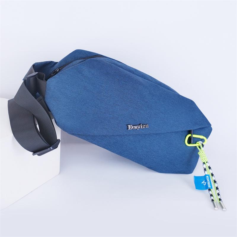 

Водонепроницаемая нагрудная сумка мужская многофункциональная маленькая сумка через плечо Small синий