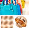 100 Set Round Head Stud 15mm Plated Alloy High Hardness Gold Silver Color Leather Rivets for Leather Clothes Bag