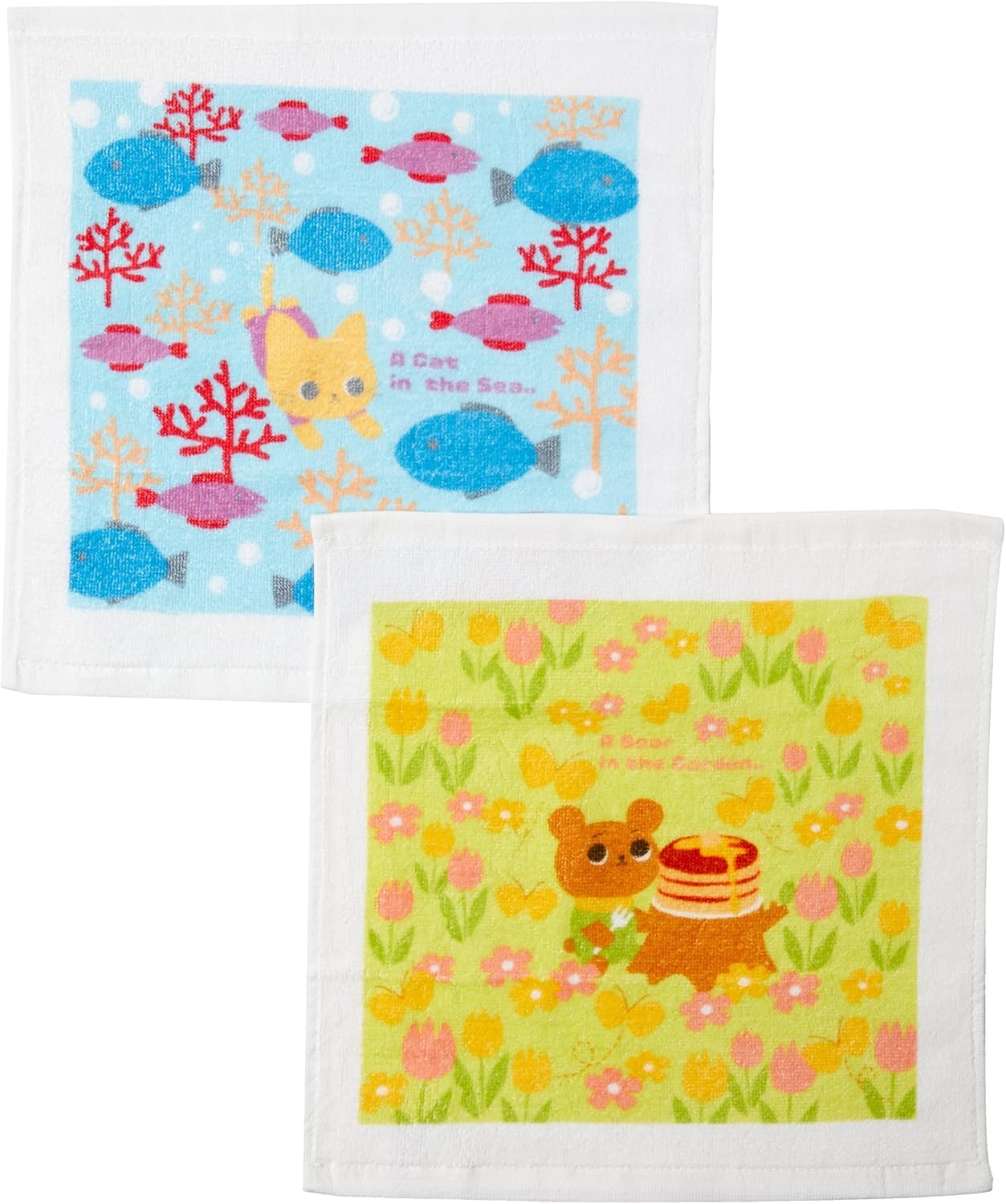 

Marushin Piccolino Nature Friends Hand Towels Set with Perfect for and Elementary Perfect for Girls (2-Piece Case) - Preschool, Kindergarten, School,