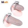 Stainless Steel Mesh Male Chastity Device Smooth and Light Cock Cage Sex Toys for Men Penis Urethral Lock Adult Game